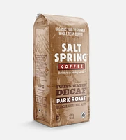 Salt Spring Coffee Organic Decaffeinated Dark Roast Coffee