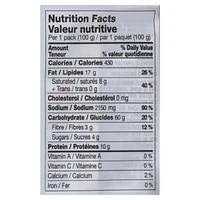 Nouilles instantanées Nissin Saveur de Sauce Huile Noire D'Ail et 500g, 100g x 5