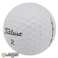 Mulligan - 12 balles de golf récupérées Titleist Prov1 2020 5A, Blanc