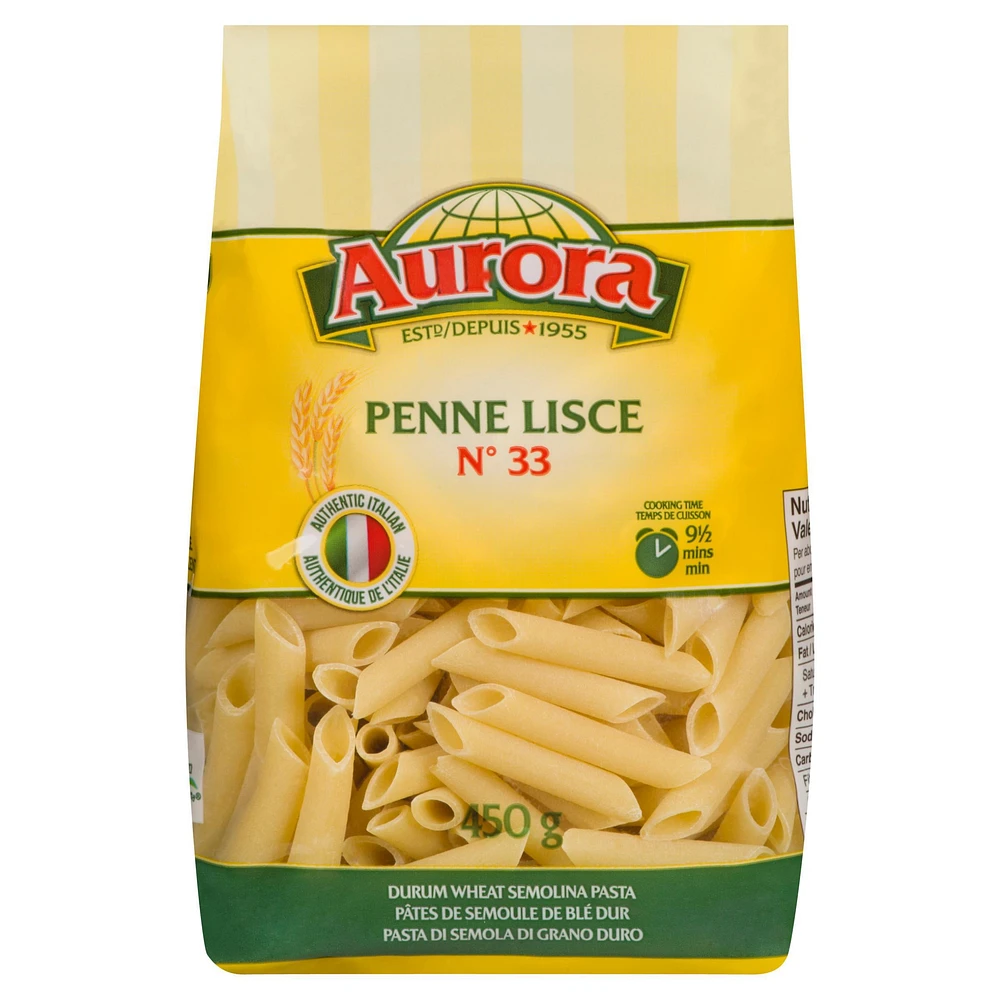 Aurora Penne #33 Pasta, 450 GR