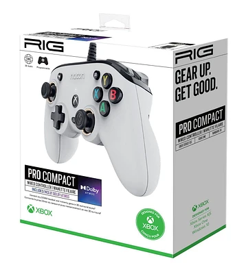 RIG Nacon PRO Compact Controller for Xbox Series X|S and Xbox One, Xbox Series Accessory