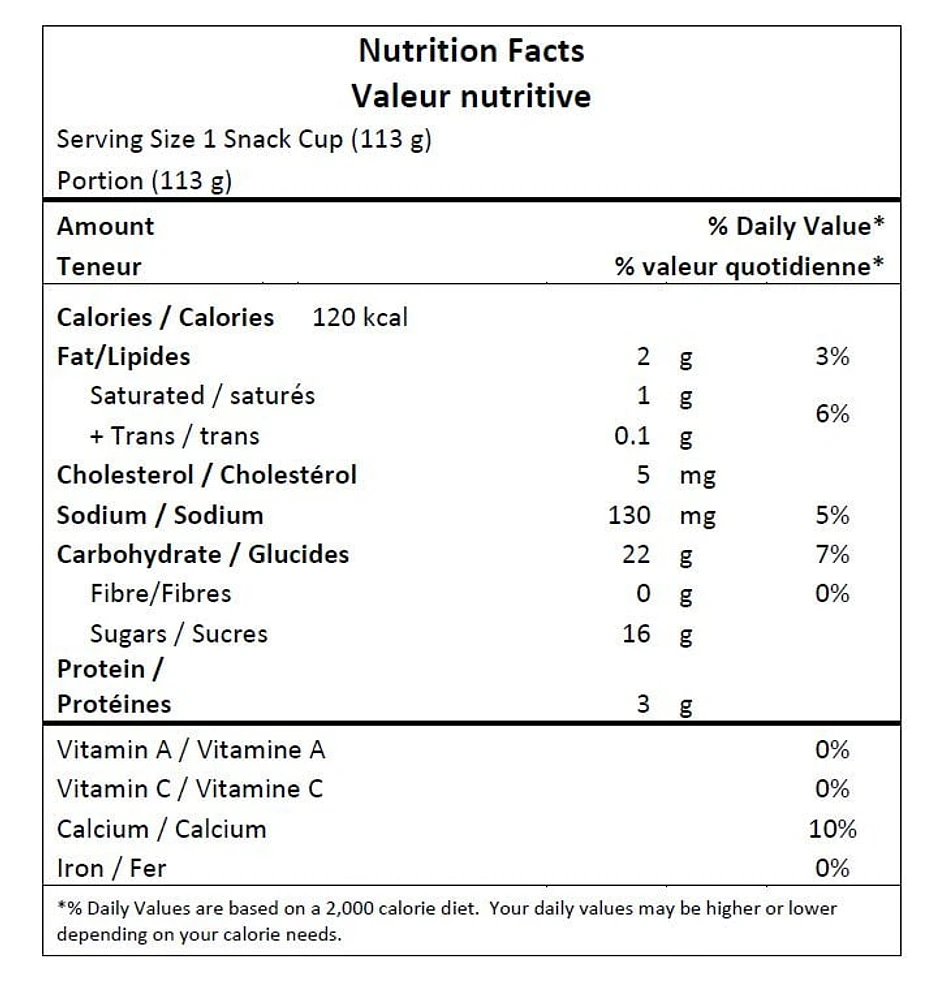 Kozy Shack Gluten Free Tapioca Pudding, 6 x 113g Cups, 678g