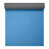 Gaiam Athletic Yoga 5mm Duramat - Bleu / Gris