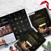 Zavida Advent Calendar Nespresso compatible capsules, Nespresso compatible Coffee Advent Calendar