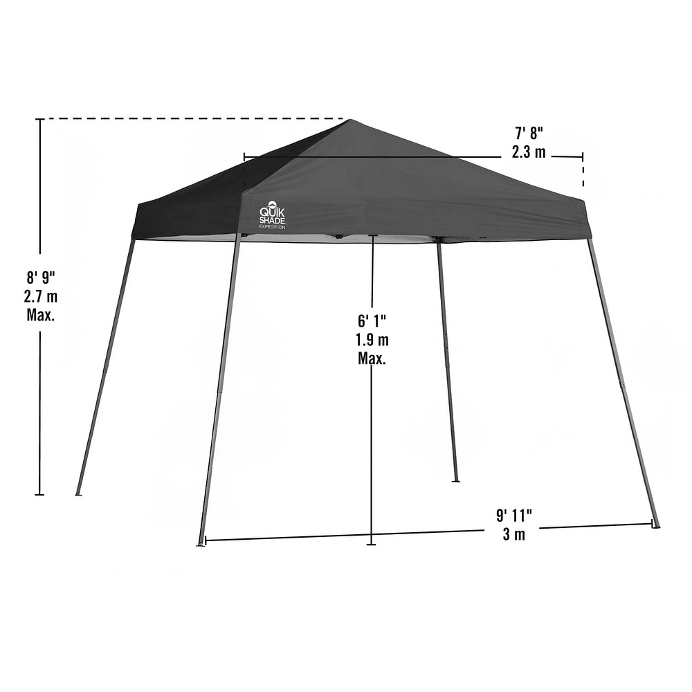 Expedition EX64 10 x 10 pi Abri à Pattes Inclinées  - Bleu nuit