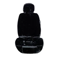 Luxury Series Black Plush Seat Cover