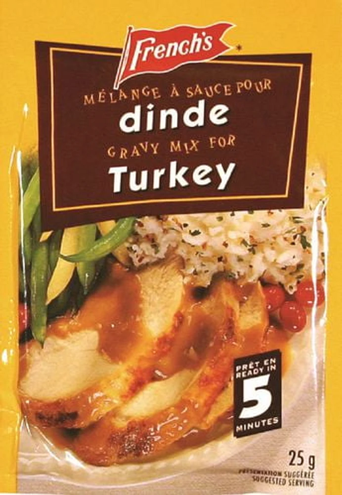 French'a mélange à sauce pour dinde