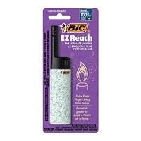 BIC EZ Reach Lighters, The Ultimate Lighter with Extended Wand (1.45-inch), Assorted Colours, 1-Count, 1-Count