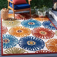 SAFAVIEH Cabana Aria Tapis Floral Extérieur
