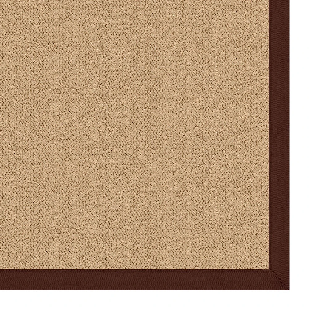Tapis Athena sisal et marron 9 pi 10 po x 13 pi