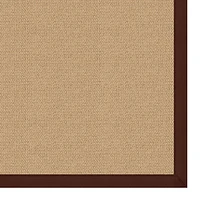 Tapis Athena sisal et marron 9 pi 10 po x 13 pi