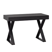 CorLiving Folio Rich Brown Cross Leg Farmhouse Desk