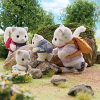 Calico Critters Snow Leopard Family, Set of 4 Collectible Doll Figures