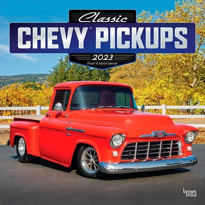 Classic Chevy Pickups OFFICIAL | 2023 12x24 Inch Square Wall Calendar