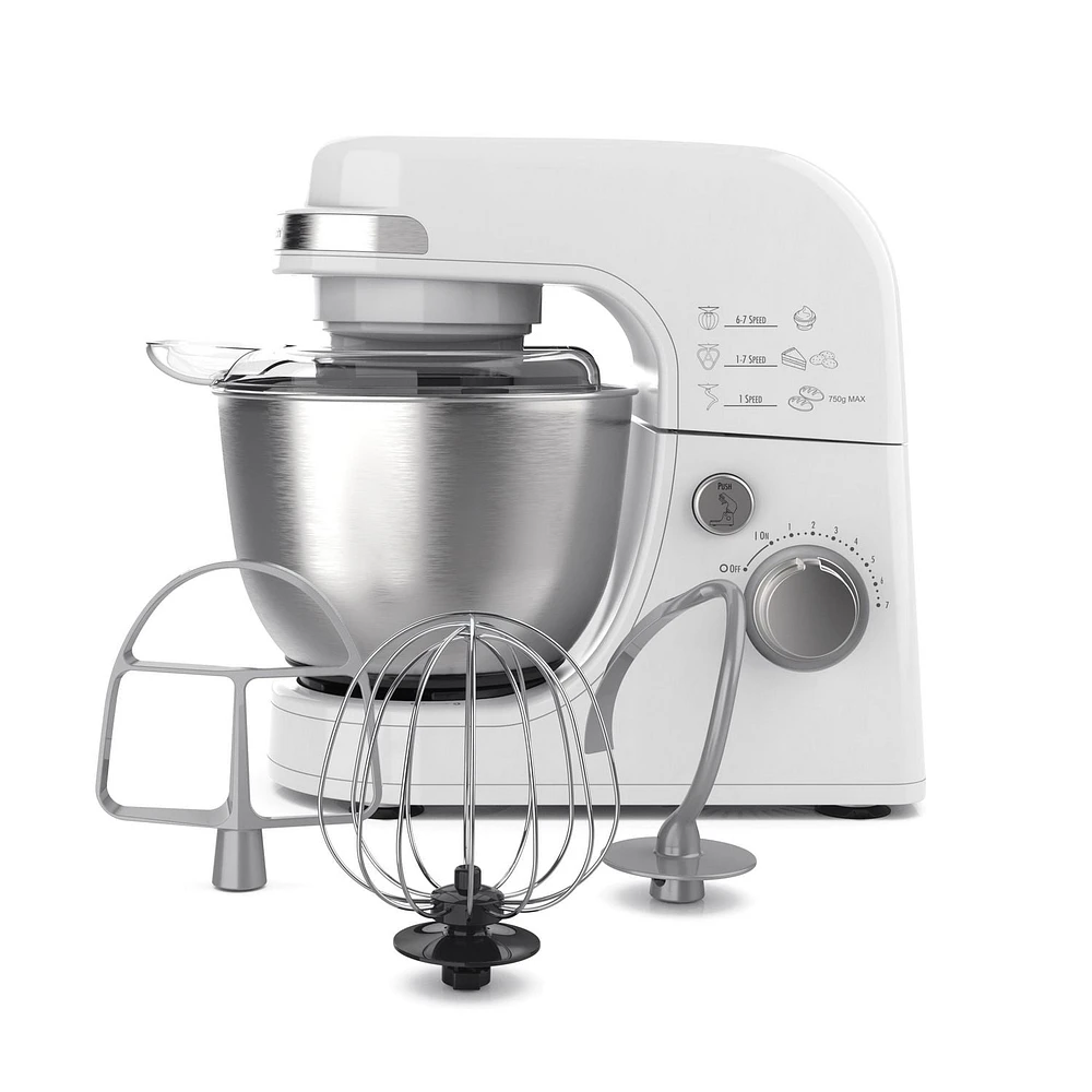 Hamilton Beach Stand Mixer with 7 Speeds 63388C, 4 Quart