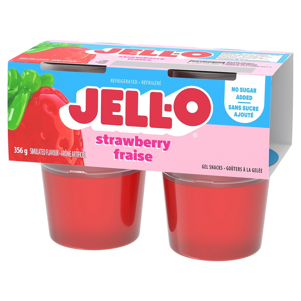 Goûters À La Gelée Réfrigérés Fraise, 4 Coupes 4 Coupes x 89g