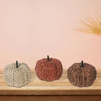 Trio De Citrouilles En Chenille