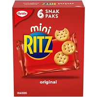 Ritz Mini Original Crackers, Snack Packs, School Snacks, 180 g