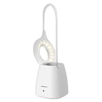 Lampe de table à DEL de la série Volkano Radiant, blanc