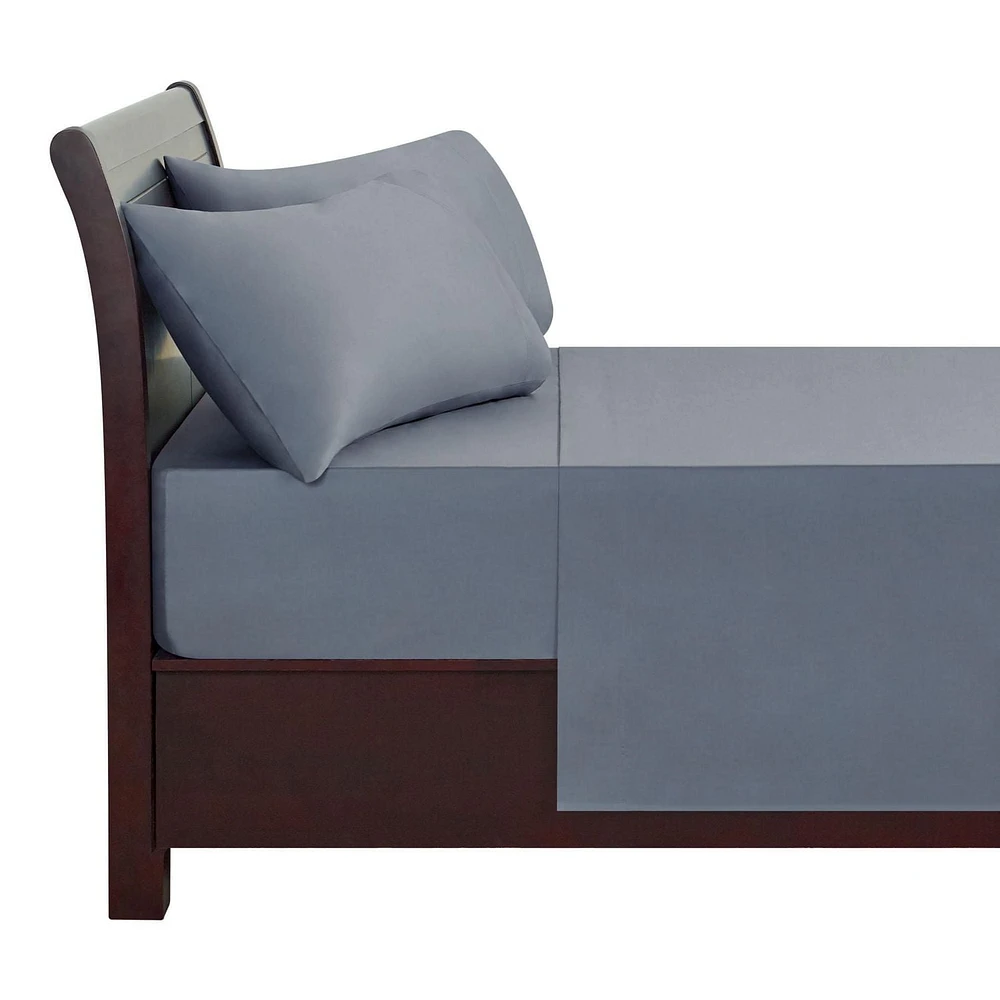 hometrends 400 Thread Count 100% Cotton Sheet Set - Sateen, Size: Twin