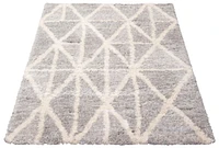 ECARPET Geometric Indoor Frieze Area Rug, Ultra Soft & Plush Lova Collection