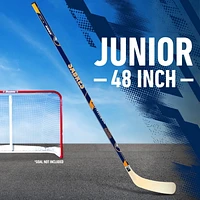 Franklin Sports Bâton de hockey de rue  Sabres de la NHL - 48 po Jr pour droitier