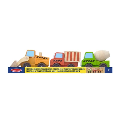 Melissa & Doug Empiler les véhicules de construction