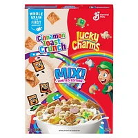 Cinnamon Toast Crunch and Lucky Charms Mix! Limited Edition Cereal