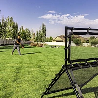 SKYWALKER SPORTS Rebond d'entraînement multisports, revêtement en poudre, cadre en acier robuste pour softball, baseball, volley-ball, crosse et plus encore, pratique d'entraînement au retour de balle