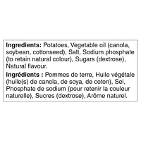 Galettes de pommes de terre classiques McCainᴹᴰ, Fabriqué au Canada à partir d'ingrédients canadiens et importés Paquet de 20