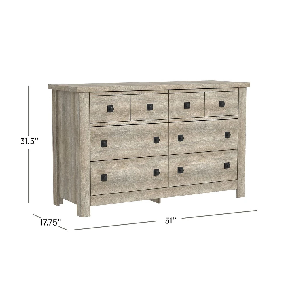 Commode à 6 tiroirs en bois Living Essentials par Hillsdale Addison