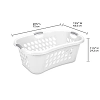 Sterilite Panier à Linge Ergonomique 70L - Blanc 70L