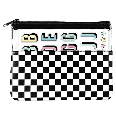 Fashion Angels Personalize It! Pouch Checkered