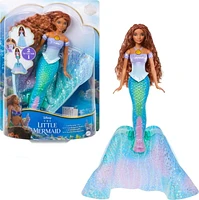 Poupée mode Ariel Transformable La Petite Sirène de ​Disney, transformation d’humaine en sirène, jouets inspirés du film Âges 3+