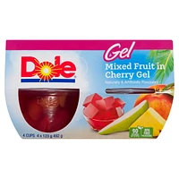 Dole Mixed Fruit in Cherry Gel, 4 Cups, 492 g