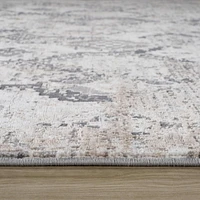 Tapis d'interieur Rug Branch Atlas Fractal, beige gris, moderne - Salon, chambre, salle a manger et cuisine<br>