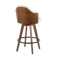 Tabouret de bar moderne milieu-du-siècle Ahoy, de LumiSource