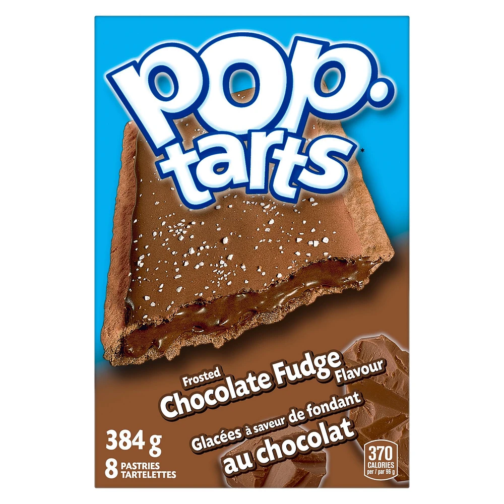 Tartelettes pour grille-pain Kellogg's pop-tarts Glacées et chocolatées, 384 g (8 tartelettes) Tartelettes de grille-pain