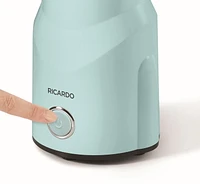 Ricardo Machine à maïs soufflé, Par Éclatement à l’Air Chaud, 12 Tasses en 3 Minutes, Fonctionnement à une Touche, Gobelet pour Beurre, 1200W, Sans Huile, Facile à Utiliser