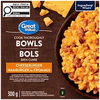 Bol Hamburger au fromage Great Value 300 g