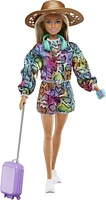 Barbie Poupée ​Vacances entre amies, 30,5 cm, cheveux blonds méchés Âges 3+