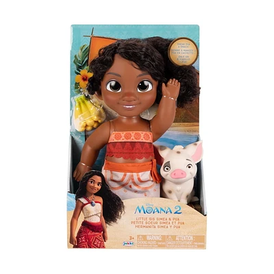 Moana 2 - Poupée Little Sis Simea et Pua Poupée Moana 2