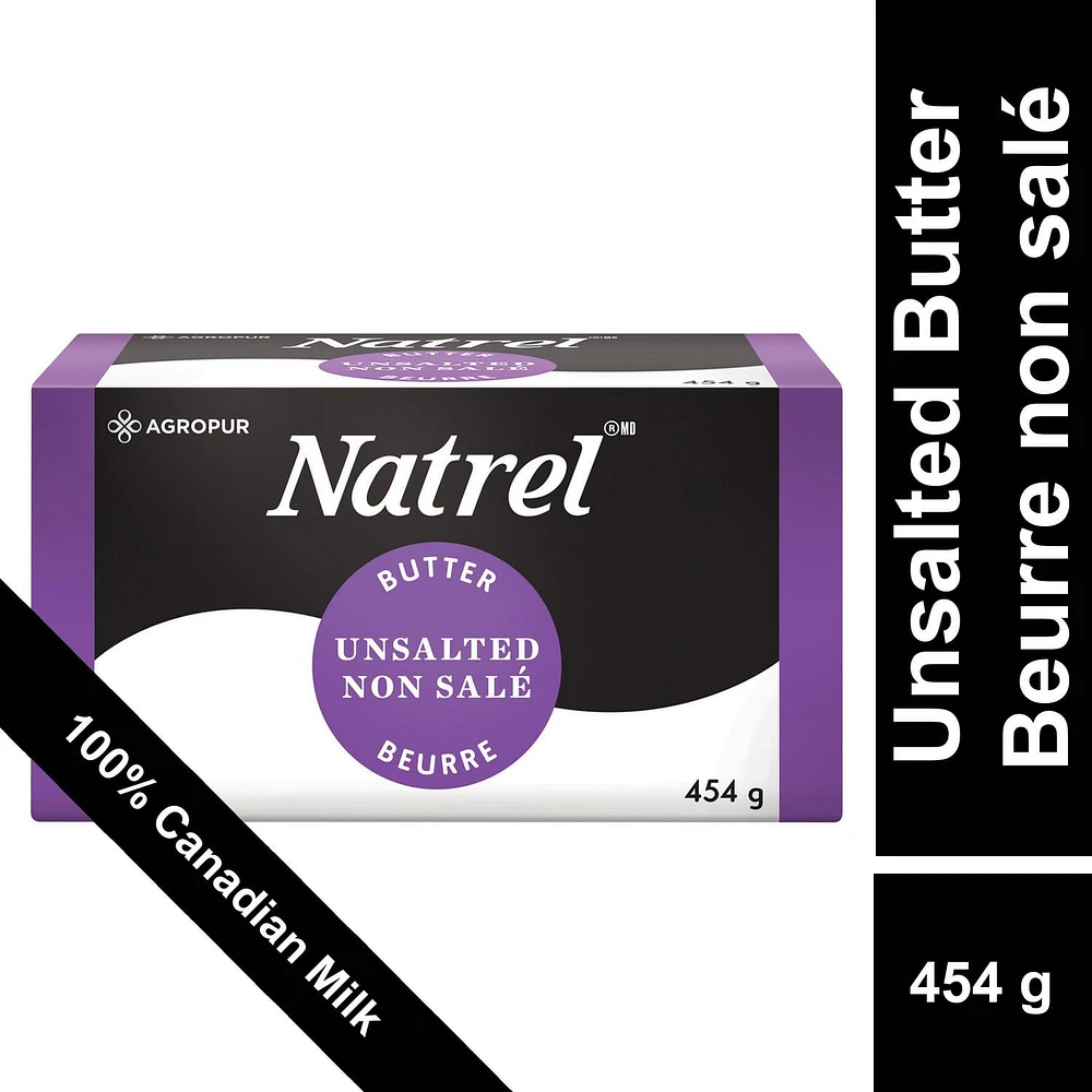 Natrel Unsalted Butter, 454 g