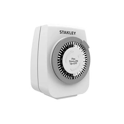 Mini-minuteur mécanique quotidien TimeIt de Stanley à 1 prise À 1 prise