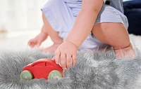 Tapis en fausse fourrure pour enfants Mainstays, gris – 30 pouces x 45 pouces, tapis en fourrure doux et confortable Tapis Mainstays en fausse fourrure pour enfants