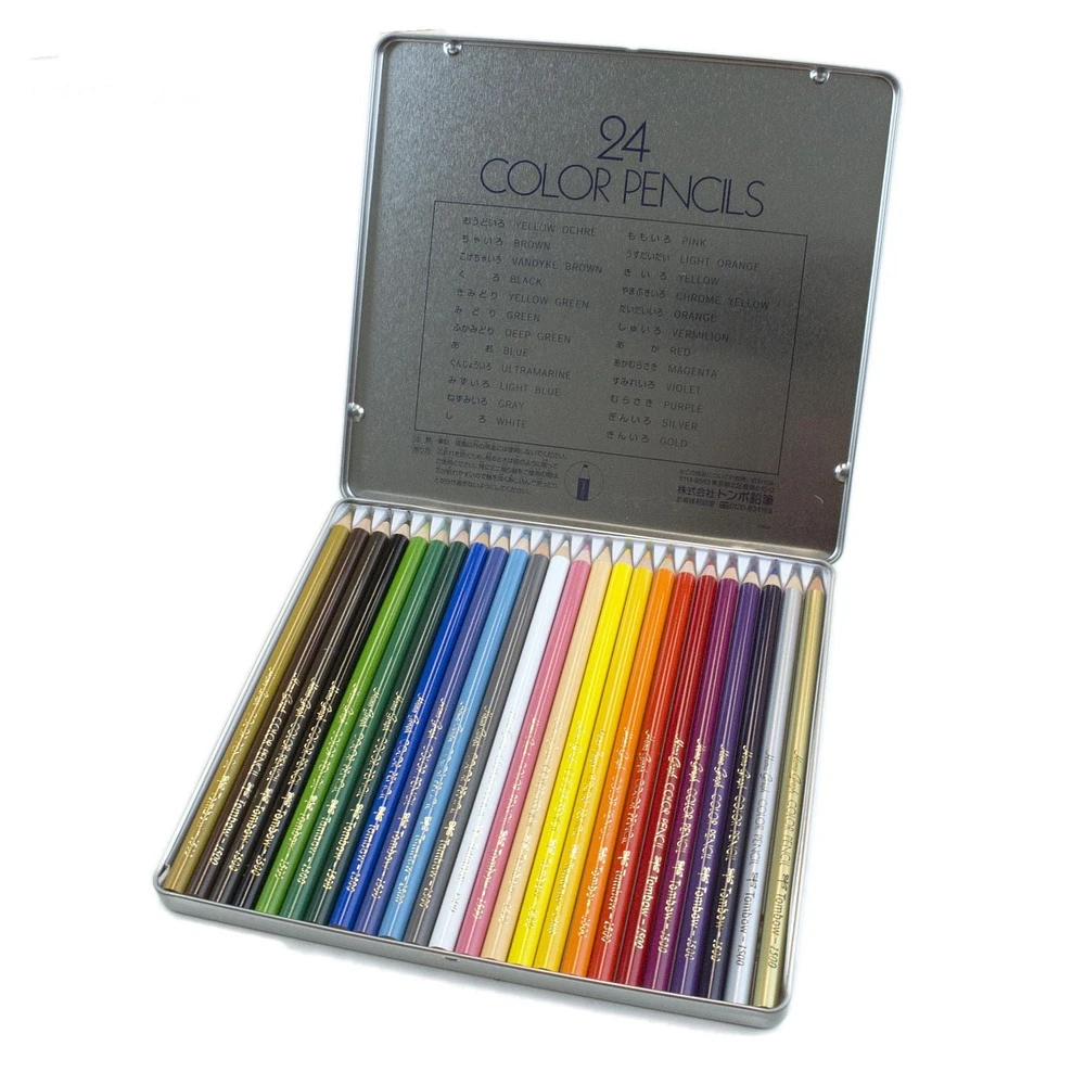 Crayons de Série 1500 Paquet de 24 Tombow