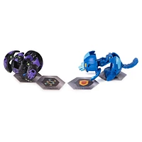 Bakugan, pack de 2 Combattants, Hydorous contre Gorthion, figurine articulée de 5 cm à collectionner et carte à échanger