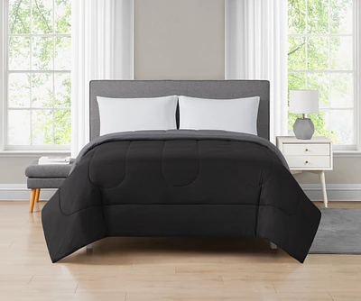 Mainstays Couette Noir Reversible Double/Grand MAINSTAYS PL EDREDON NOIR DBL/GRD