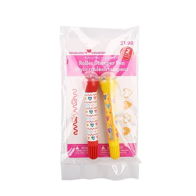 STYLO TAMPON ROLLER ROUGE