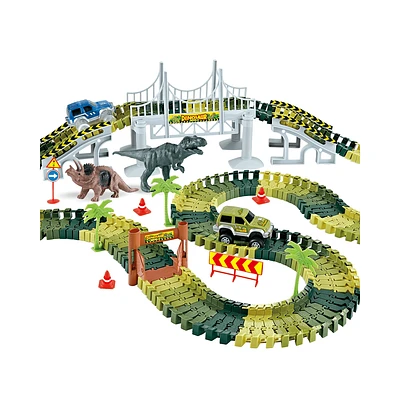 Jeu de Voitures de Piste de Course de 240 Pièces